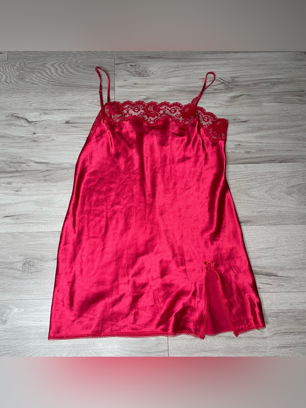 Victorias Secret Angels Slip Dress L Vintage Satin Sexy Romantic Coquette Y2K